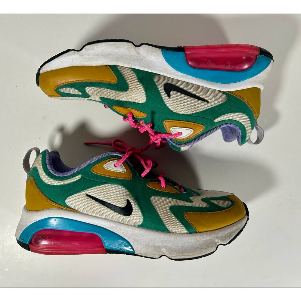 Nike Womens Sz 9 Air Max 200 Sneaker Mystic Green Multicolor - Picture 7 of 7
